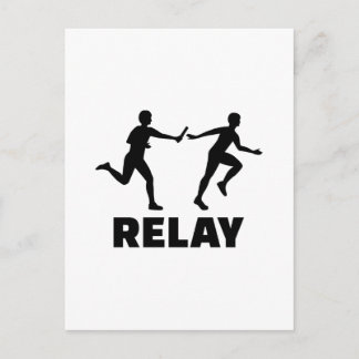 Relay tävling vykort