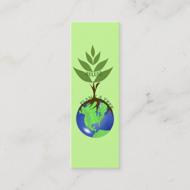 ReLeaf - Plantera Ett Träd Mini Visitkort (Framsida)