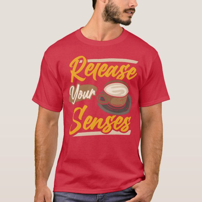 Release Your Senses vintage T Shirt (Framsida)