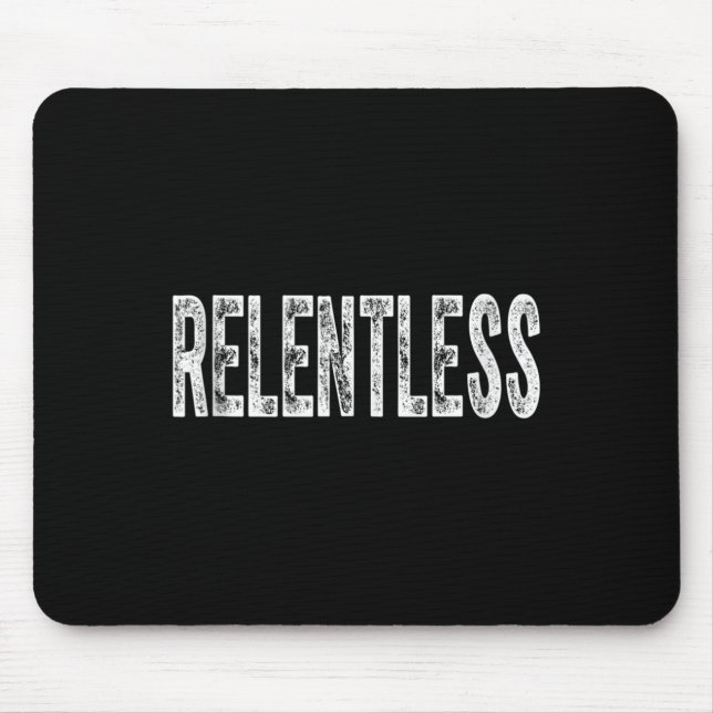 Relentless Workout Motivation Shirt Tank Top  Musmatta (Framsidan)
