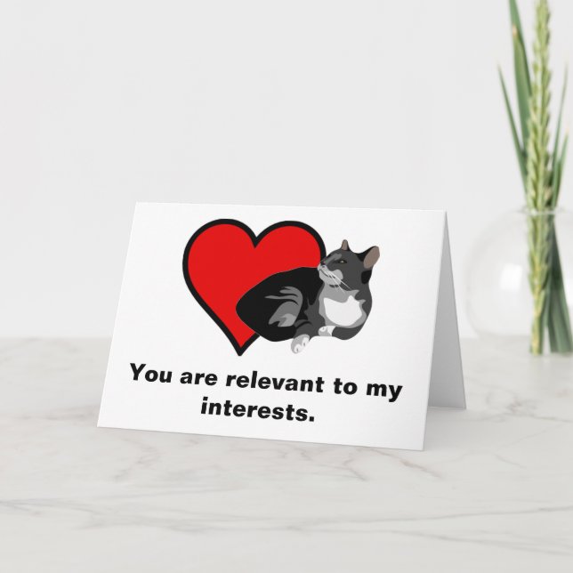 Relevant till mitt intresserar valentin kort (Framsida)