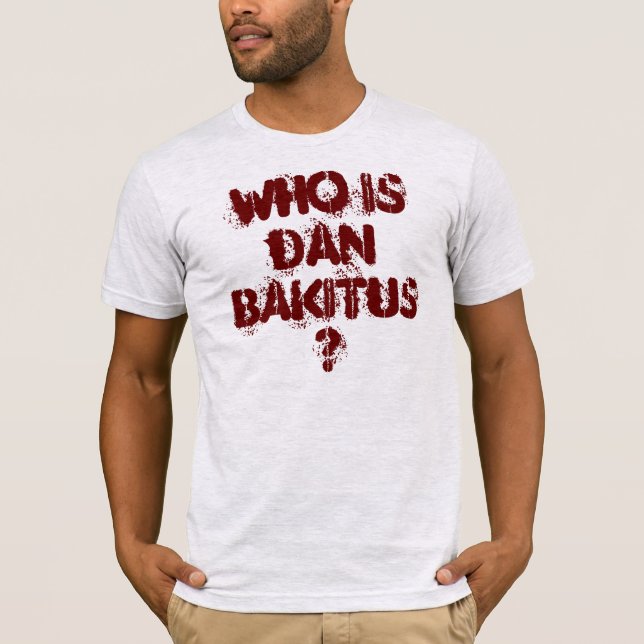 Reliant K Throwback - är vem Dan Bakitus? Tee (Framsida)
