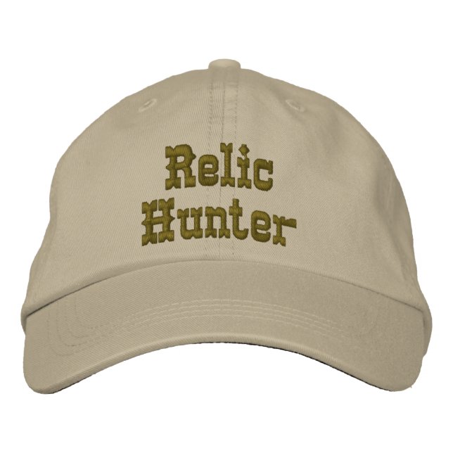 Relic Hunter Hat Broderad Keps (Framsida)