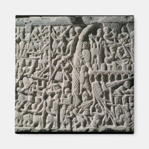 Relief som skildrar belägringen av Carcassonne Magnet