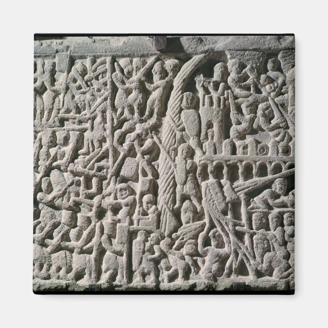 Relief som skildrar belägringen av Carcassonne Magnet (Framsidan)
