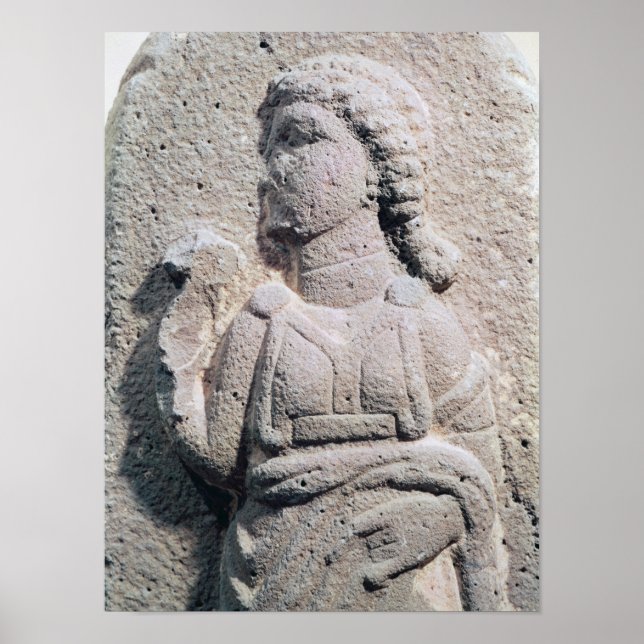 Relief som skildrar en Hittite kvinna i Poster (Framsidan)