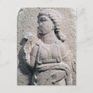 Relief som skildrar en Hittite kvinna i Vykort