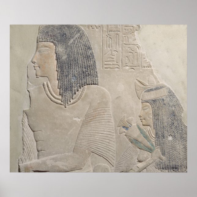 Relief som skildrar Imenmes och Dejat Poster (Framsidan)