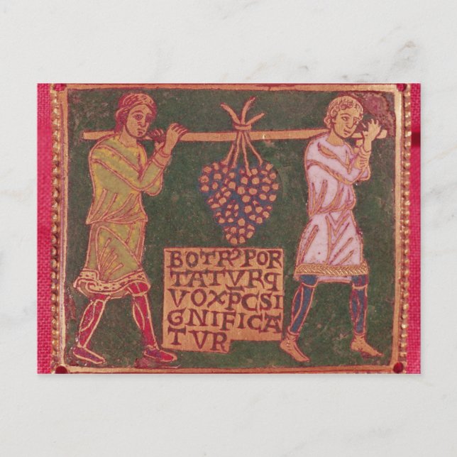 Reliefplatta från ett krucifix vykort (Framsida)