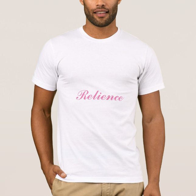 Relience gul Fågel T-Shirt (Framsida)