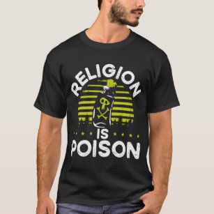 Religion är kuperad teist t shirt