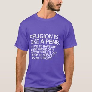 RELIGION ÄR LIKSOM T SHIRT