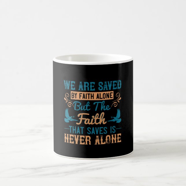 Religion - den tro som slavar aldrig är Ensam Kaffemugg (Center)