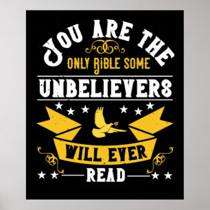 Religion - Du är den enda bibel icke-troende läser Poster