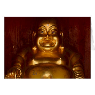 Religion för buddist för Buddha ~-Thailand tempel Hälsningskort