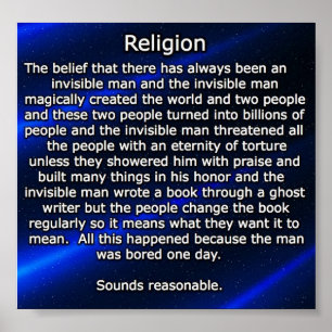 religion förklarad poster