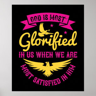 Religion - Gud är mest glad hos oss Poster