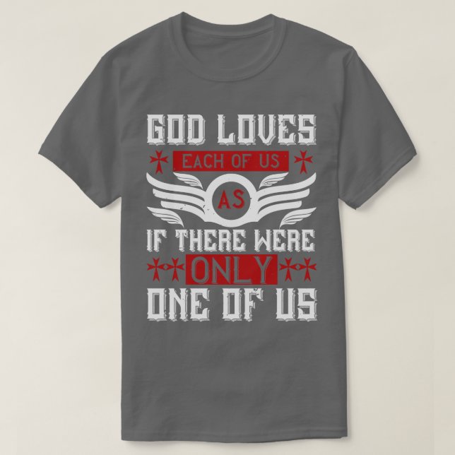 Religion Gud Kärlek var och en av oss T Shirt (Design framsida)