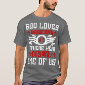Religion Gud Kärlek var och en av oss T Shirt