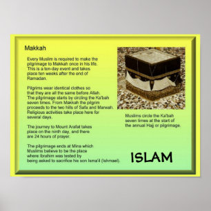 Religion, islam, Makkah Poster