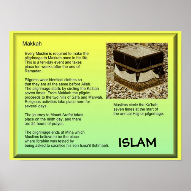 Religion, islam, Makkah Poster (Framsidan)