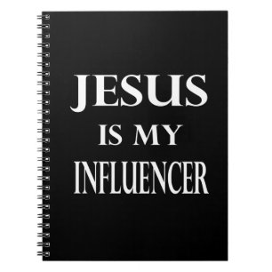 Religion - Jesus Är Min Influencer Anteckningsbok