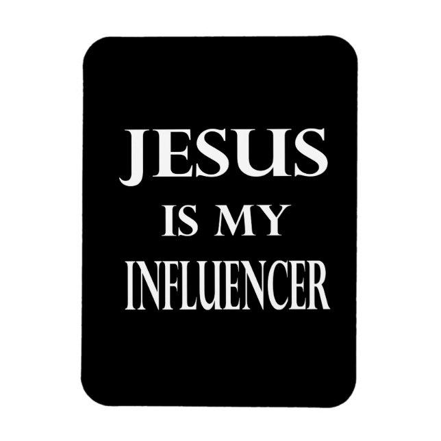 Religion - Jesus är min influensare Magnet (Vertikal)