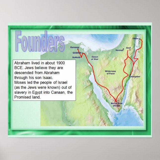 Religion, judendom, Abraham Poster (Framsidan)