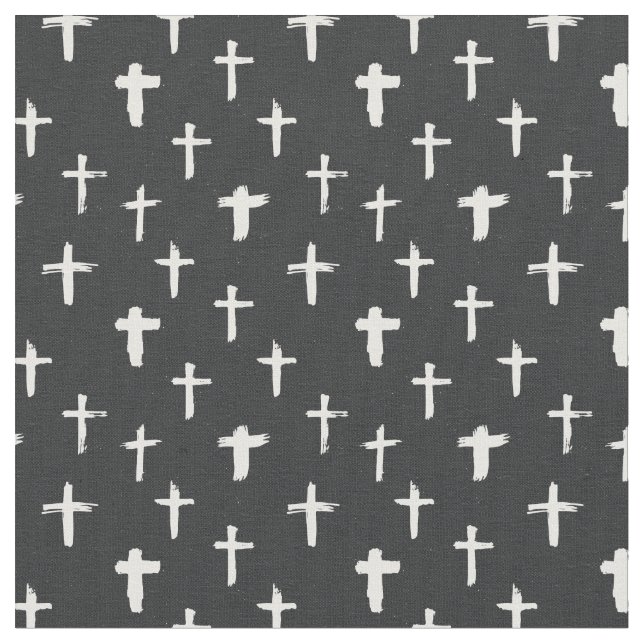 Religion Kor Mönster Tyg (Närbild)