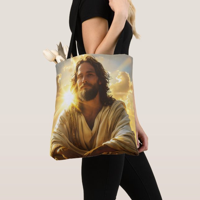 Religion Kristendom Jesus Tygkasse (Närbild)