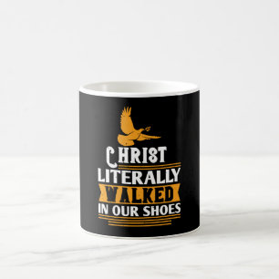 Religion - Kristus gick bokstavligen i våra skor Kaffemugg