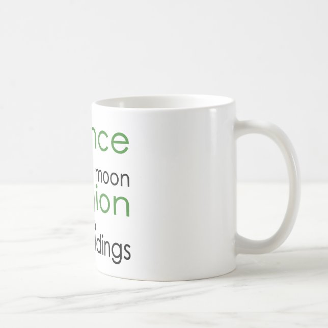 Religion och vetenskap kaffemugg (Höger)