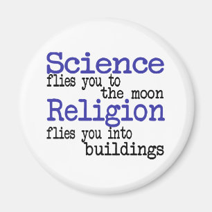Religion och vetenskap magnet