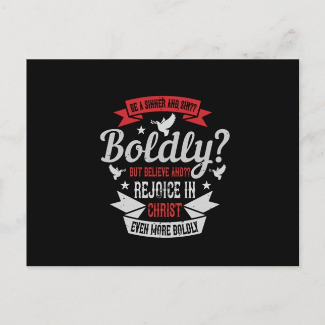 Religion - var en sinner och en sin. Bolag? Vykort (Framsida)