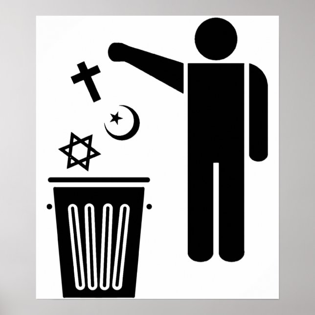 Religion Wastebin Poster (Framsidan)
