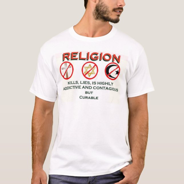 religionen är curable tee shirt (Framsida)