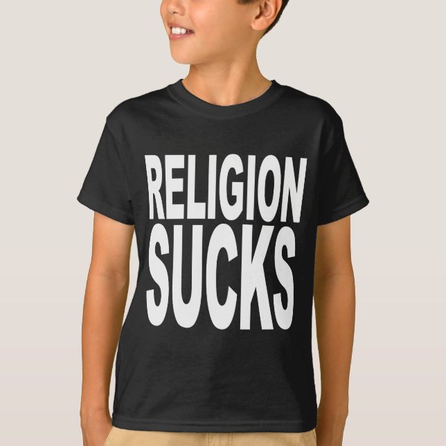 Religionen suger t shirt (Framsida)