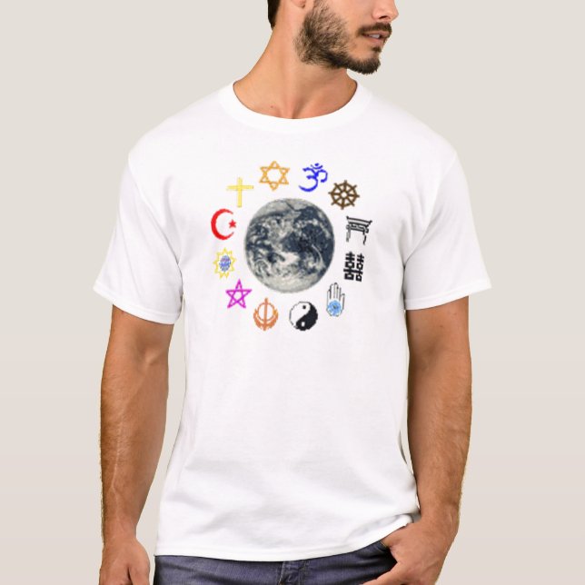RELIGIONER av VÄRLDEN T Shirt (Framsida)