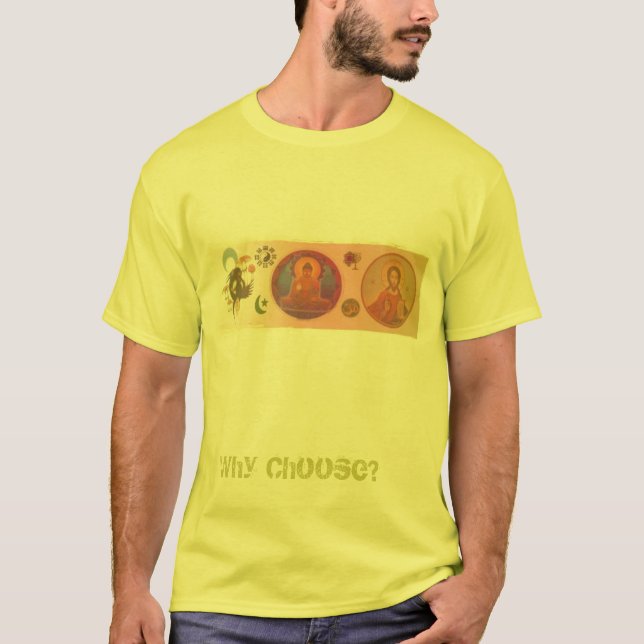 Religioner varför väljer? t shirt (Framsida)