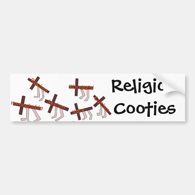 Religionlöss Bildekal (Framsidan)