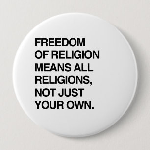 RELIGIONSFRIHET ELAK ALLA RELIGIONER KNAPP