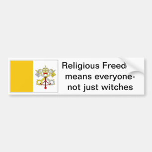 religionsfrihet för katoliker bildekal