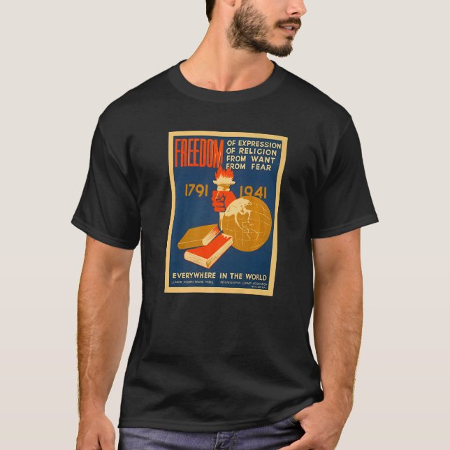 Religionsfrihet från att söka sig från f t shirt (Framsida)