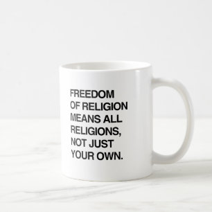 REligionsfrihet innebar alla religioner.png Kaffemugg