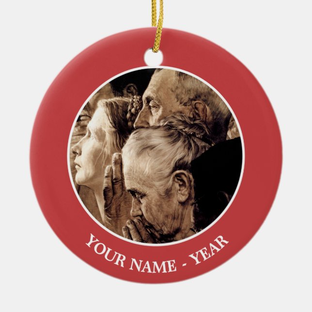 Religionsfrihet Julgransprydnad Keramik (Framsidan)