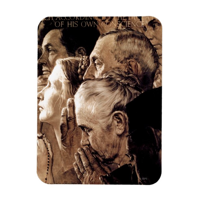 Religionsfrihet Magnet (Vertikal)