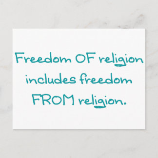 Religionsfrihet Vykort