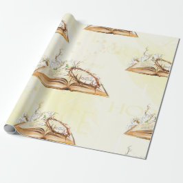 Religiös akvarellbibel presentpapper