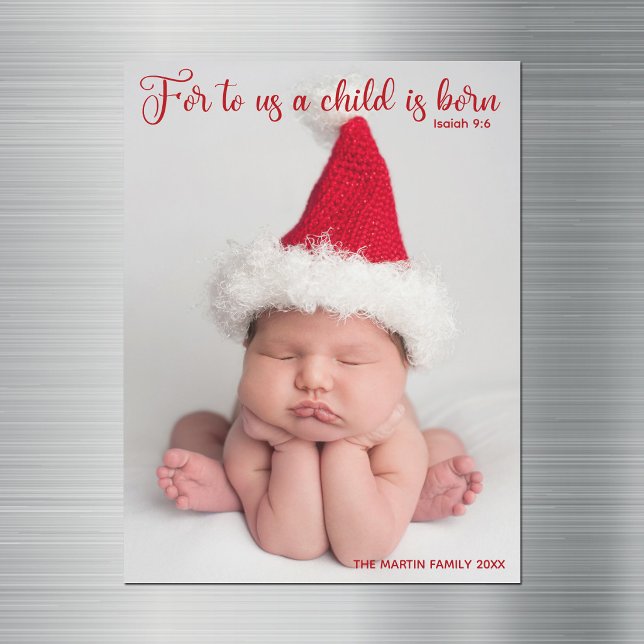 Religiös babyfoto kristen julmagnet (Skapare uppladdad)