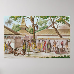 Religiös festival i Caieli, Buru ö Poster